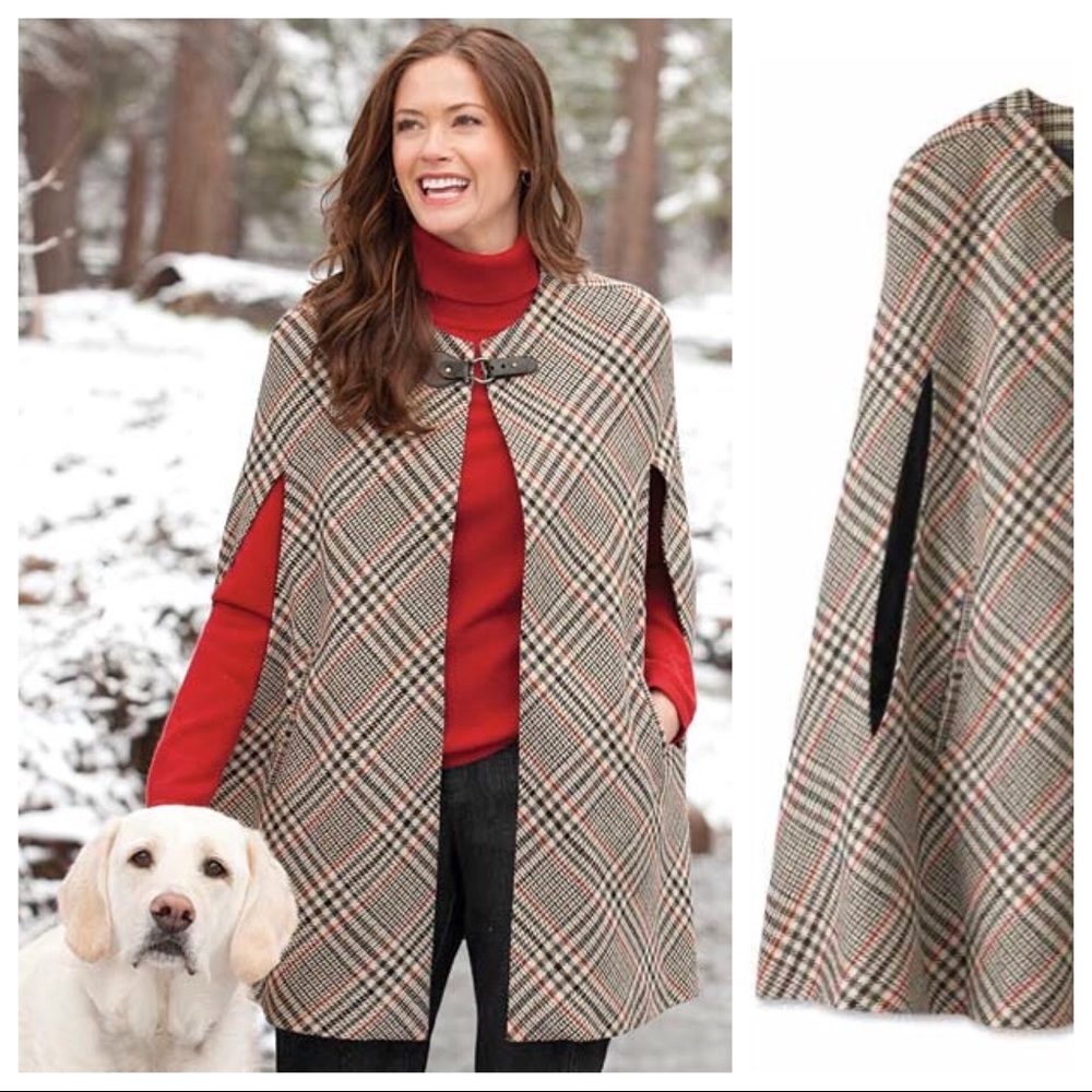 Tinley Road Tartan Cape Poncho